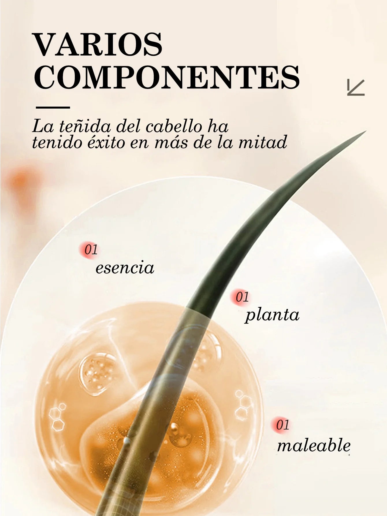 Shampoo para teñir el cabello
