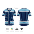 Camiseta de béisbol por sublimación personalizada