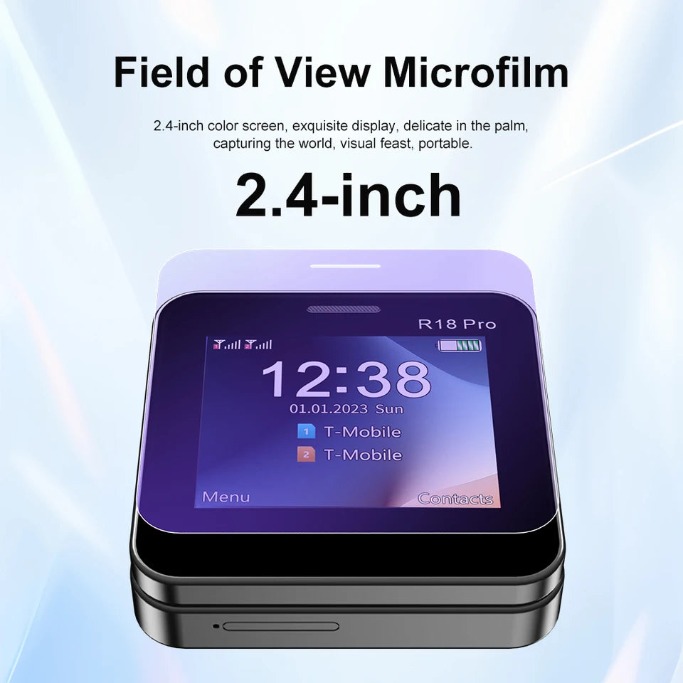 SERVO R18 Pro pantalla giratoria Mini teléfono móvil