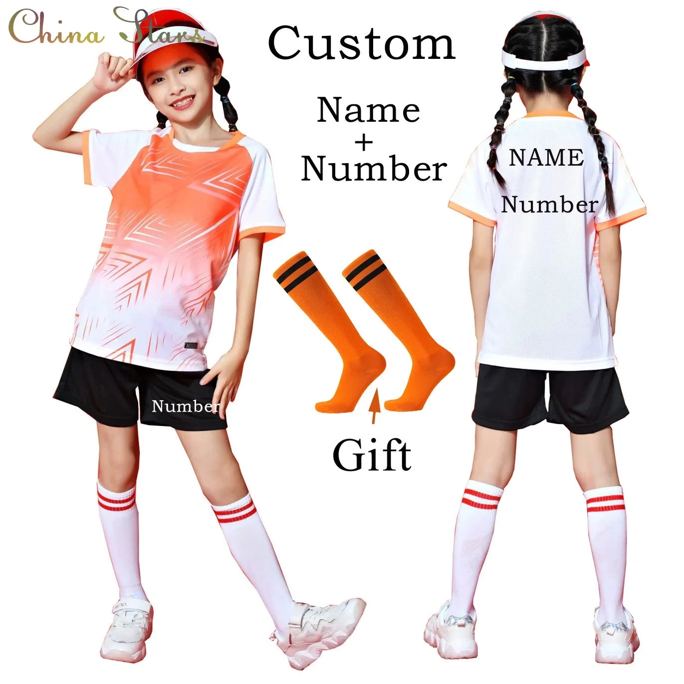 Uniformes de fútbol para niños + calcetines