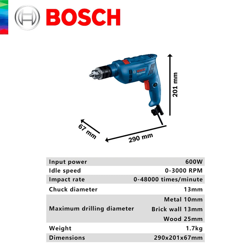 Taladro eléctrico Bosch GSB 600