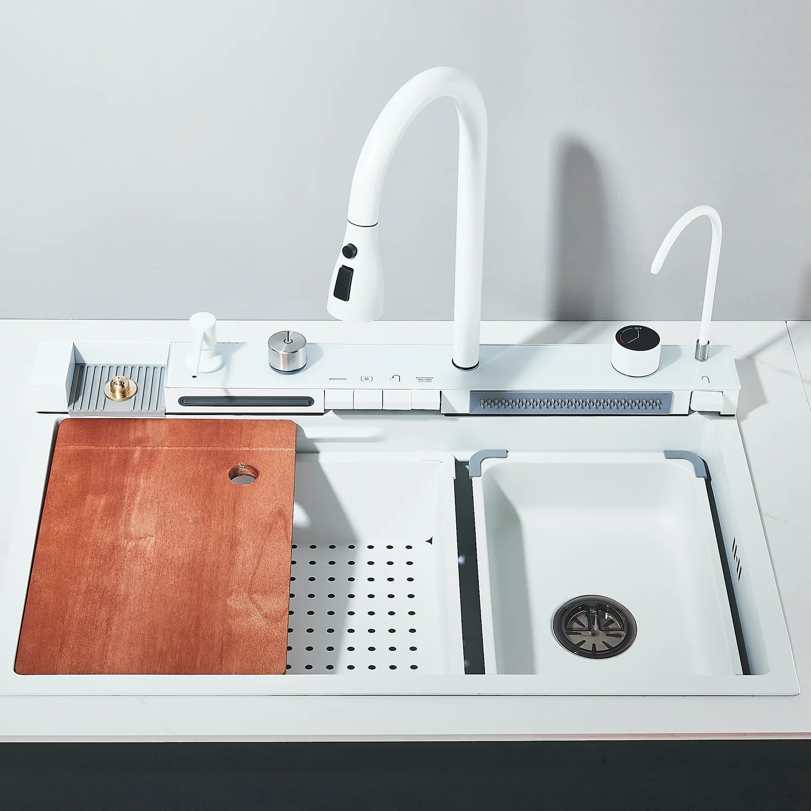Fregadero de cocina de acero inoxidable 304