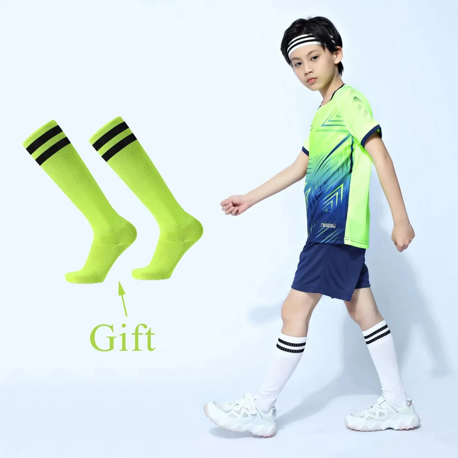 Uniformes de fútbol para niños + calcetines