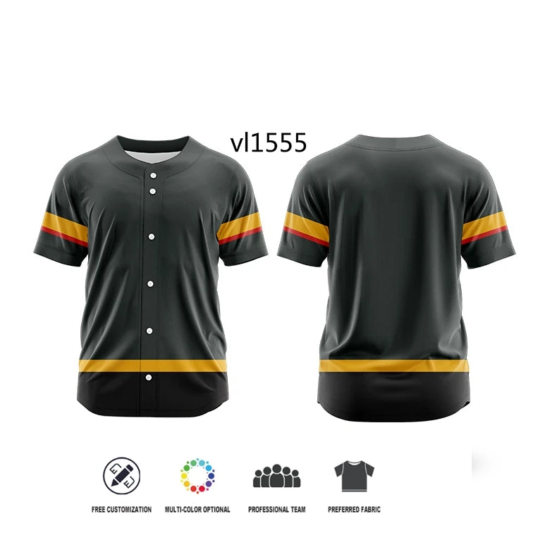 Camiseta de béisbol por sublimación