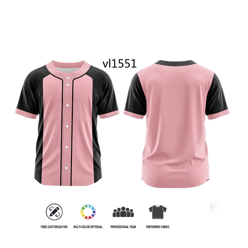 Camiseta de béisbol por sublimación