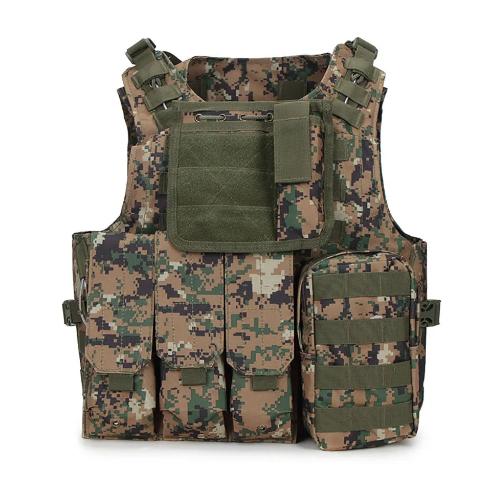 Equipo militar Airsoft, chaleco táctico Molle