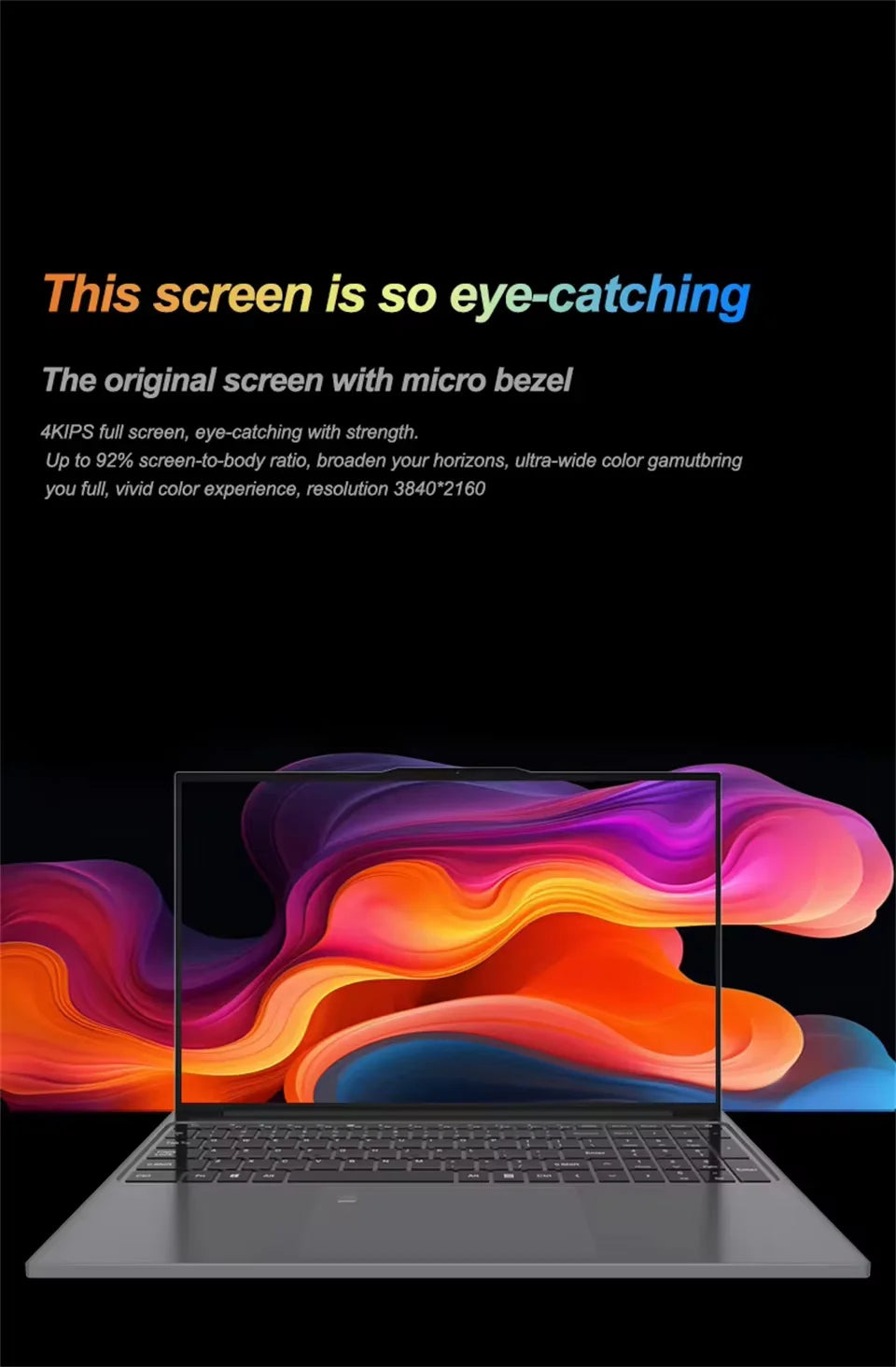 ordenador portátil de 15,6 pulgadas 16GB DDR4 1TB 2TB