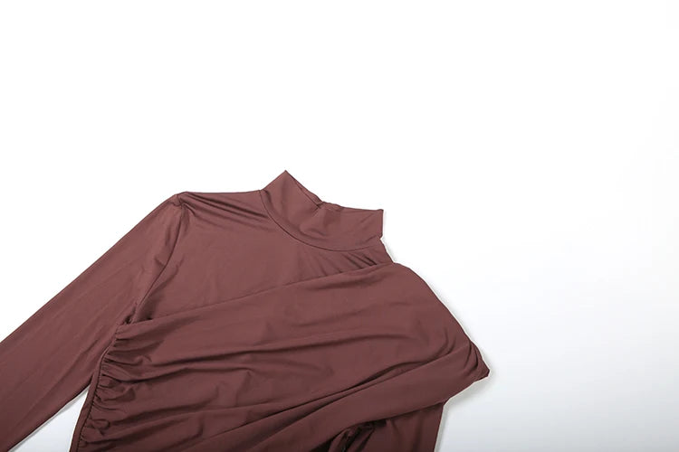 Vestido chal Irregular