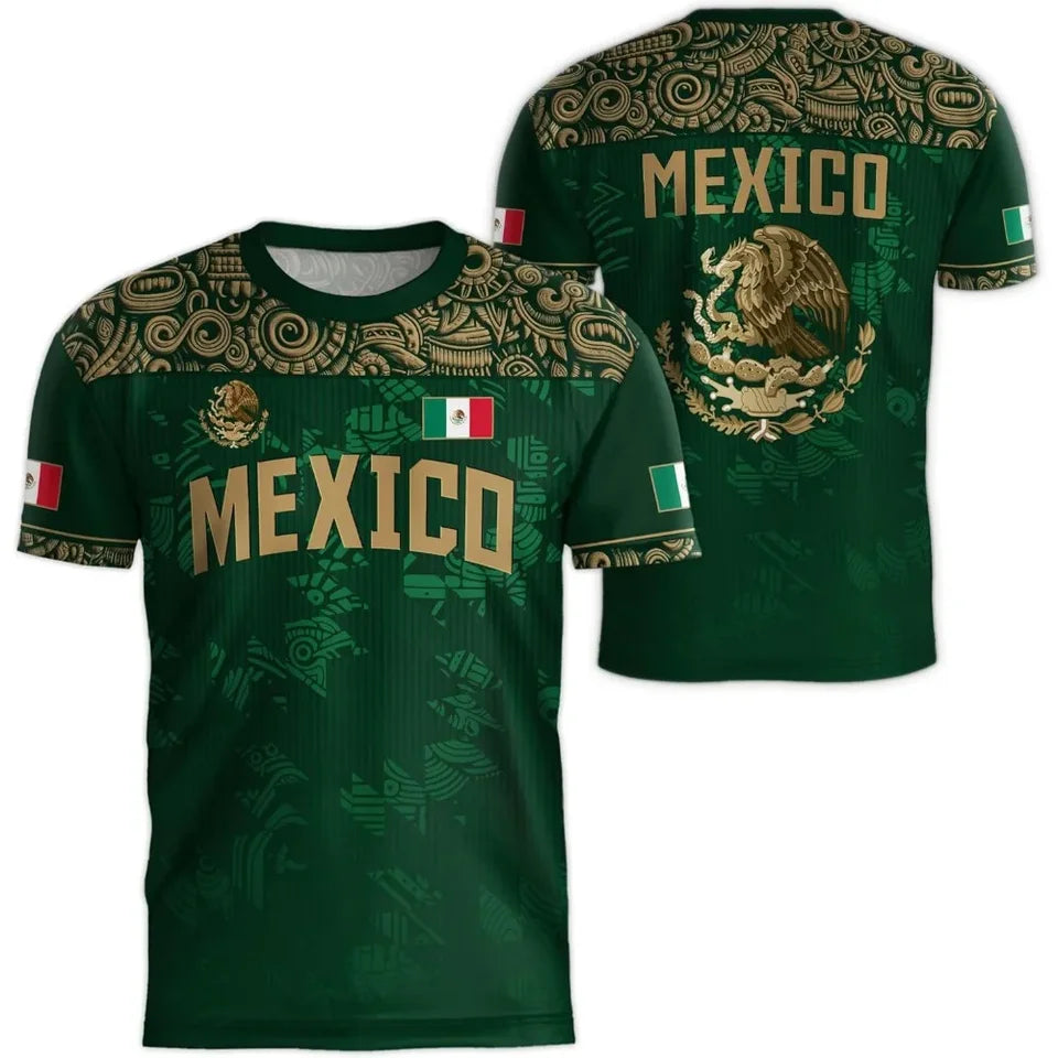 Camiseta con Bandera Mexicana para Hombre
