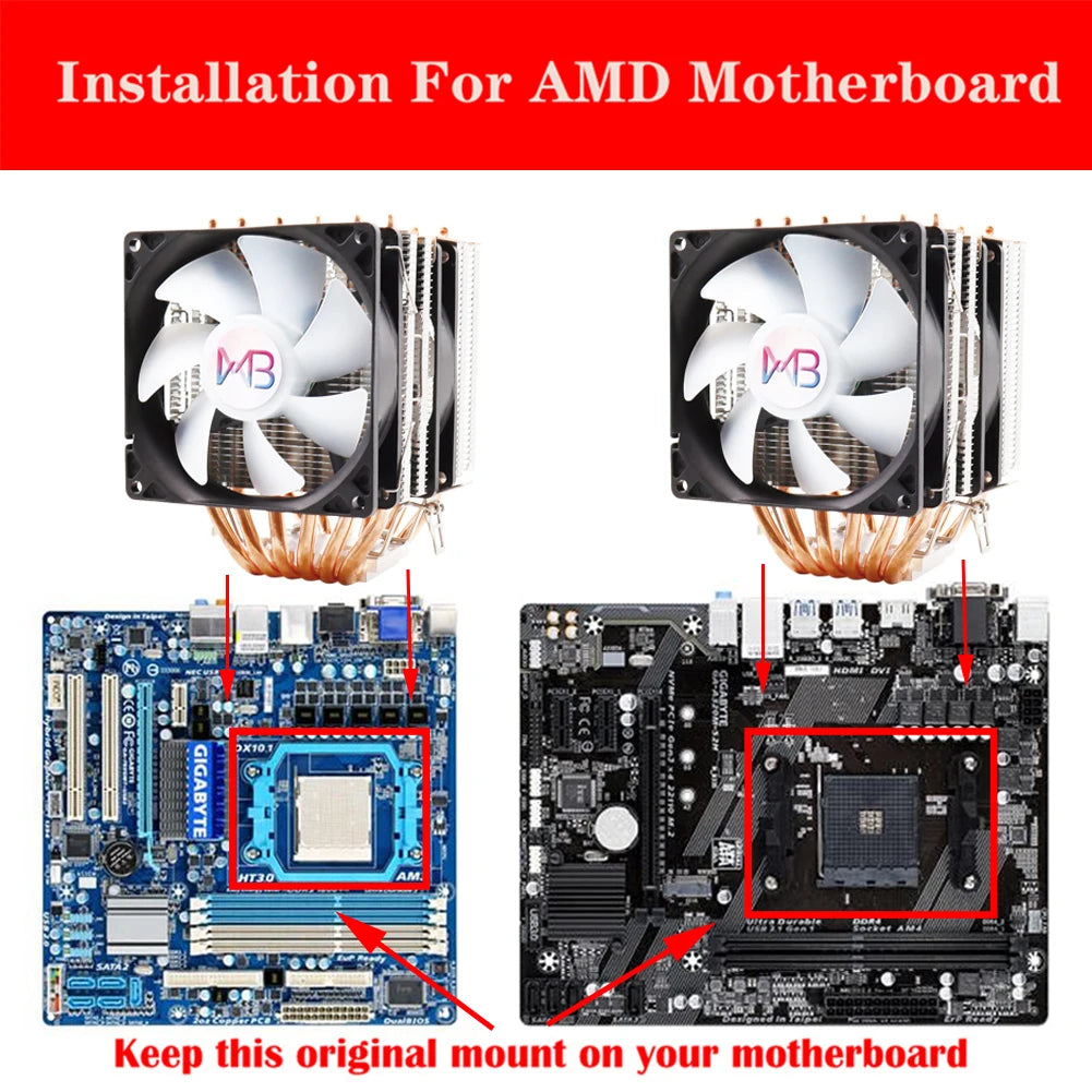 CPU ventilador radiador silencioso