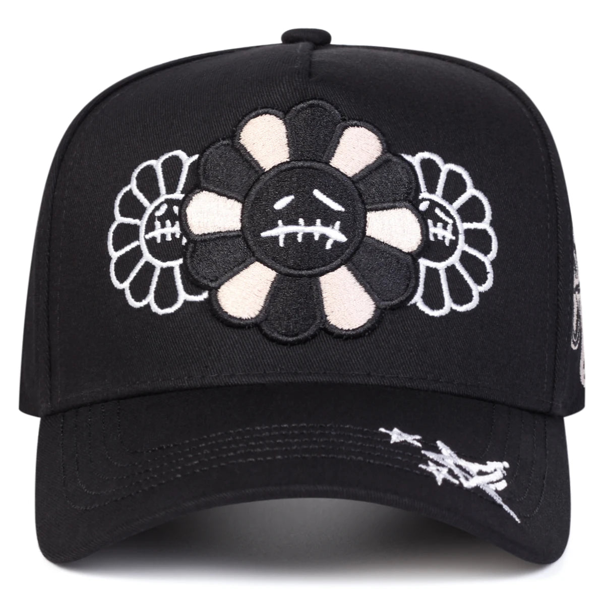 Gorras de béisbol unisex con bordado de girasoles