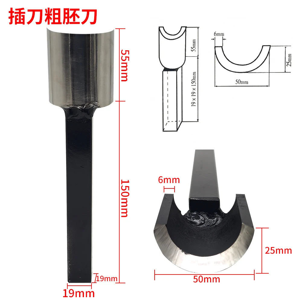 Cuchillo de horquilla para carpintería