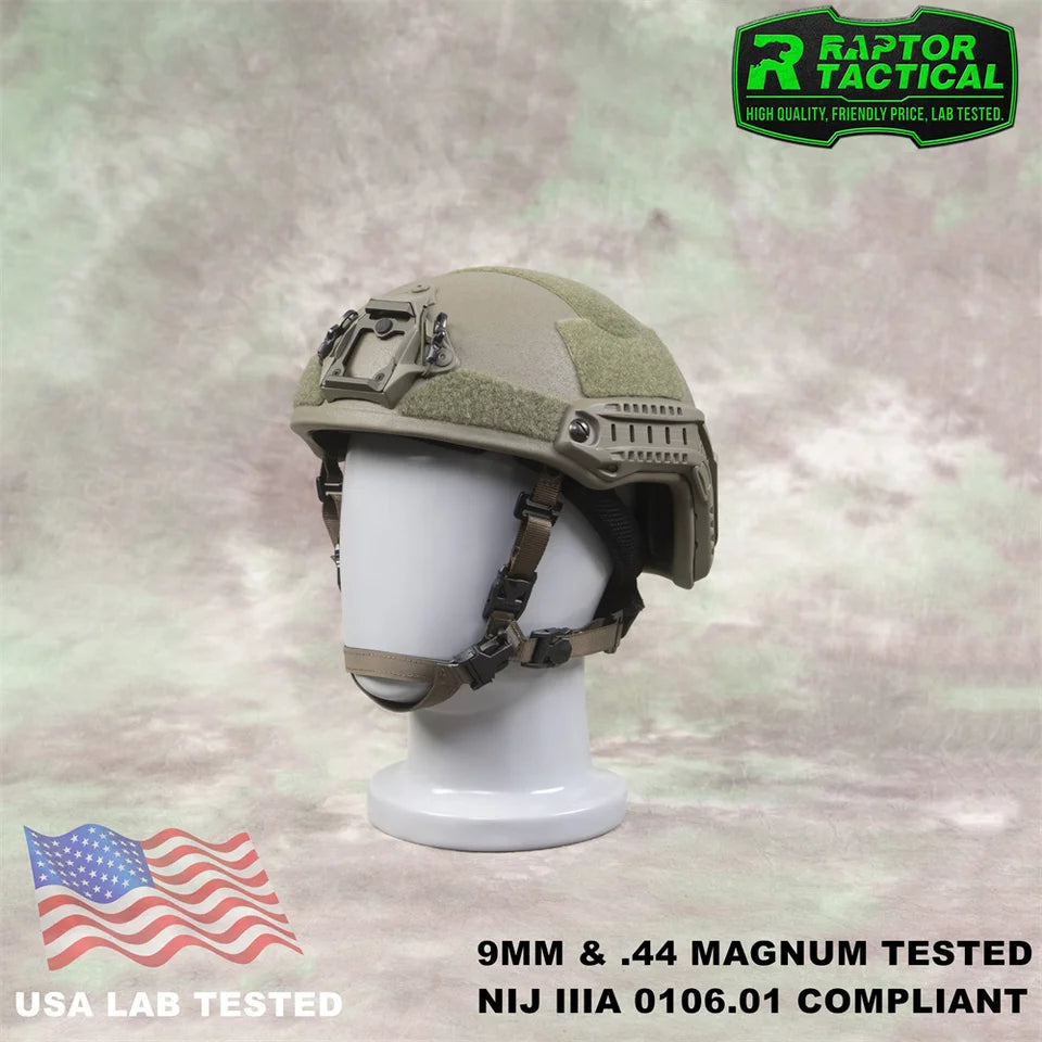Casco Táctico Raptor Nivel 3A