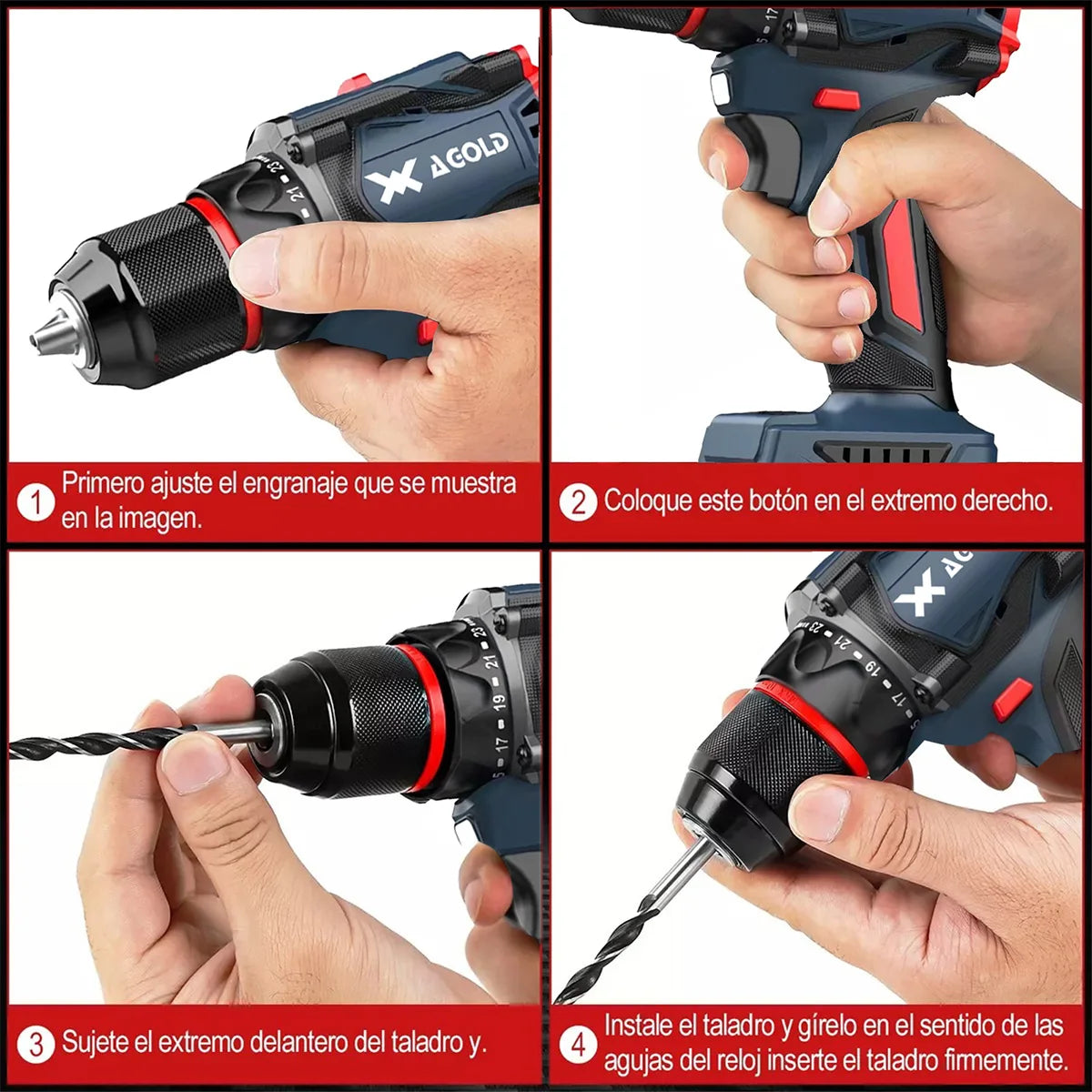 Taladro inalámbrico Desatornillardor Electrico