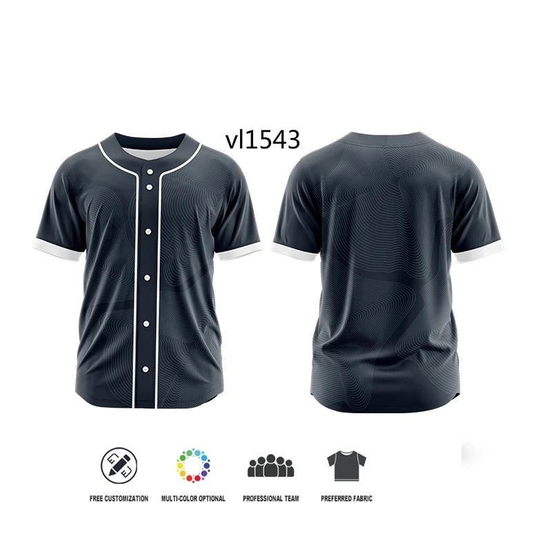 Camiseta de Béisbol Personalizada por Sublimación