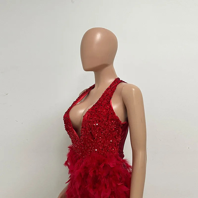 Vestido corto a la Cadera