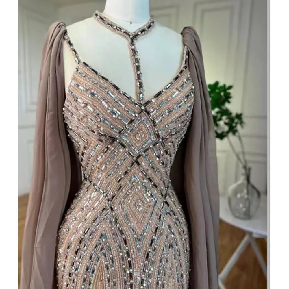 Vestido de noche estilo árabe