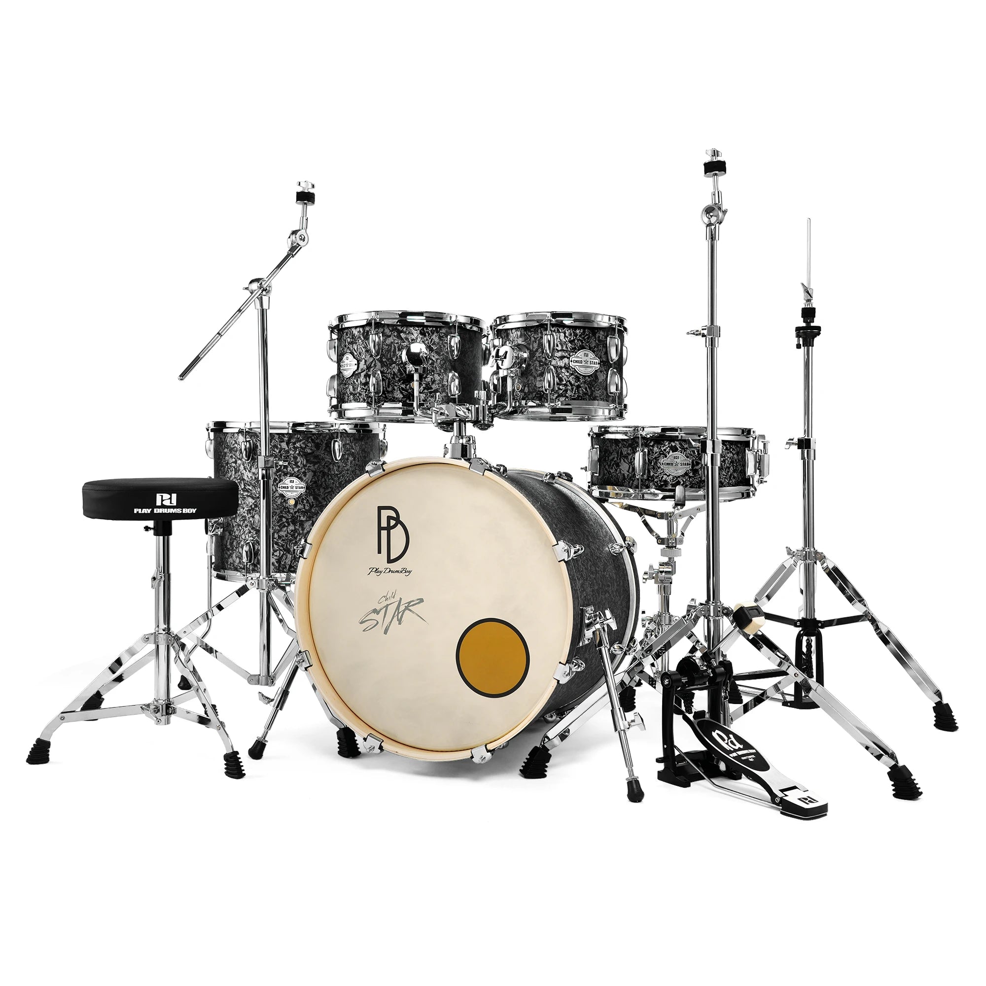 Kit de batería acústica silenciosa de alta calidad Star Series