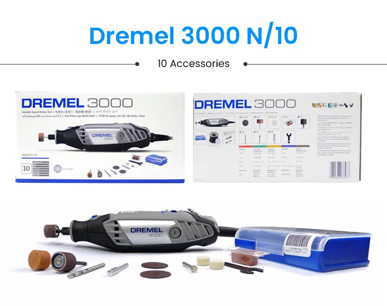 Kit de herramientas rotativas eléctricas Dremel 3000