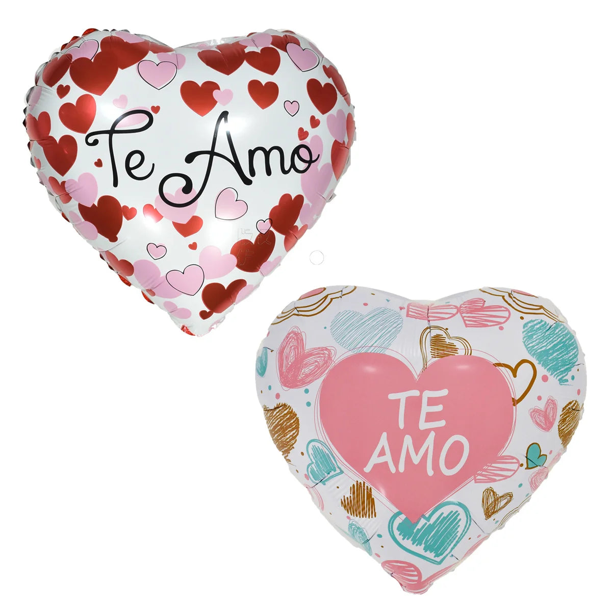 10 Uds. Globos de aluminio de corazón
