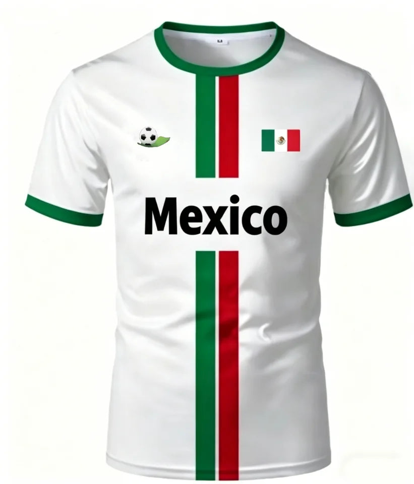 Camisetas de Fútbol de México 2026 de la Bandera de México