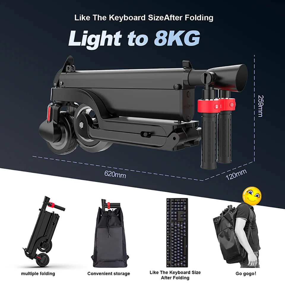Patinete eléctrico HX X6 para adultos