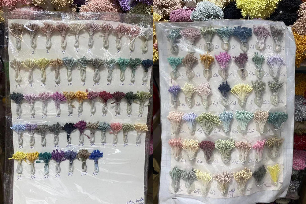corona de flores artificiales DIY