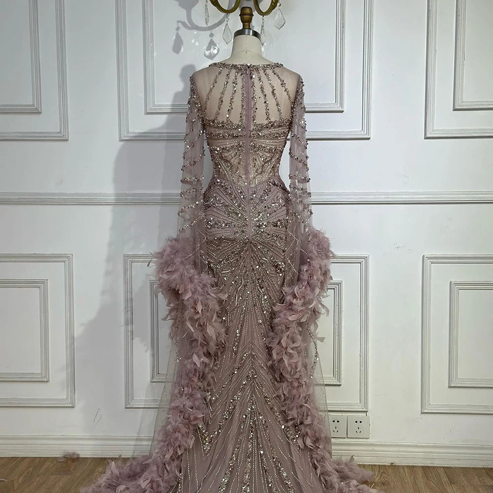 Vestido de noche de sirena