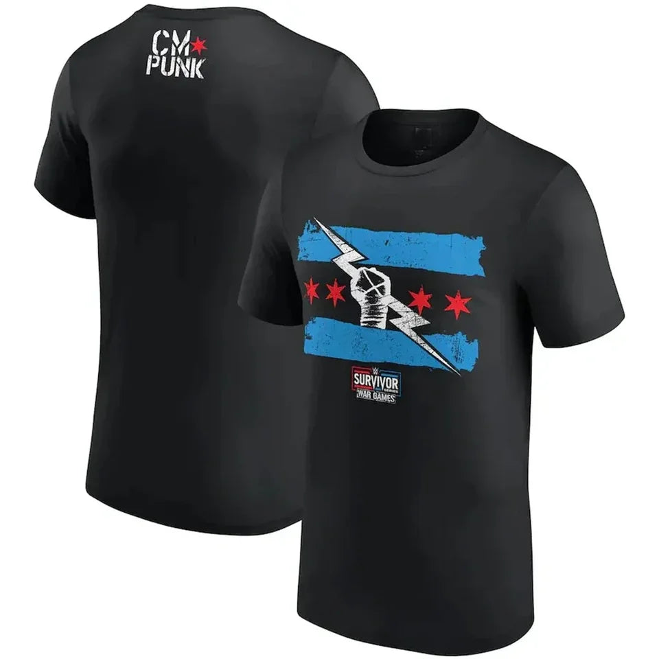 Camiseta con Gráfico de Cm Punk