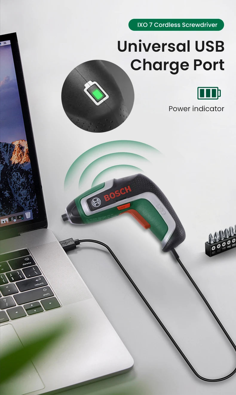 Juego de Adaptadores para Destornillador Eléctrico Inalámbrico Bosch