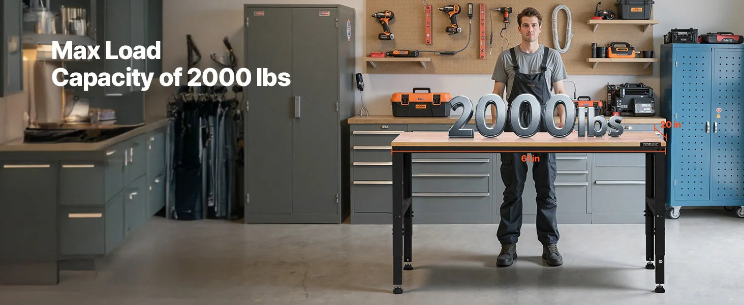 Banco de trabajo de madera