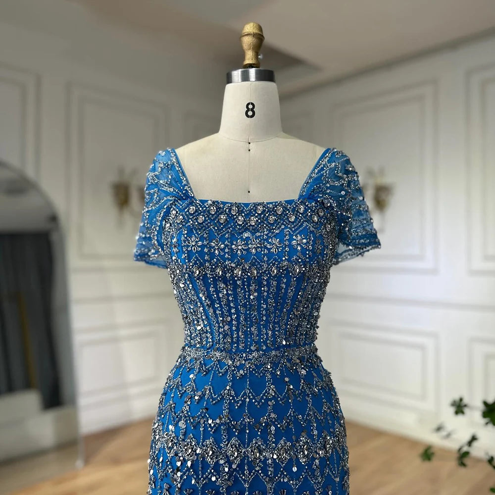 Vestido árabe blanco sirena