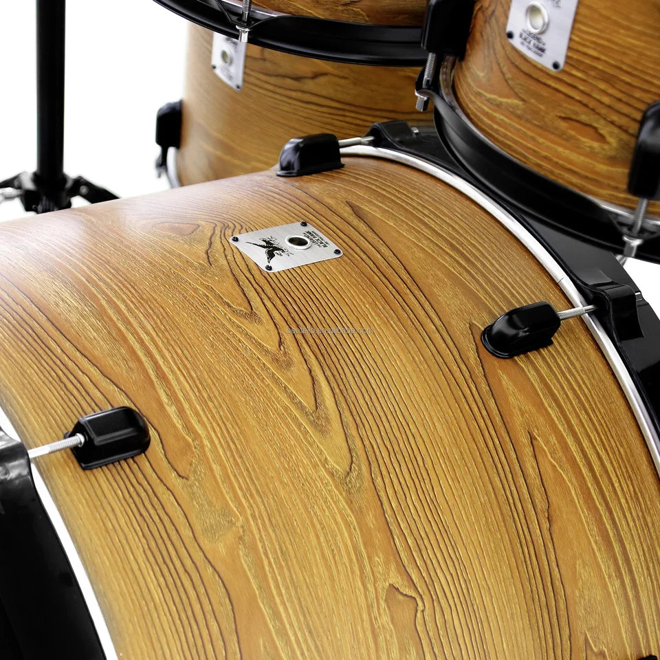Batería Acústica Portátil de 22 Pulgadas con Platillos