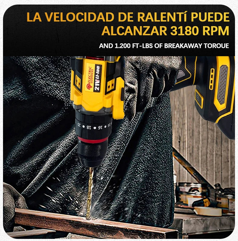 Taladro de impacto 21 v