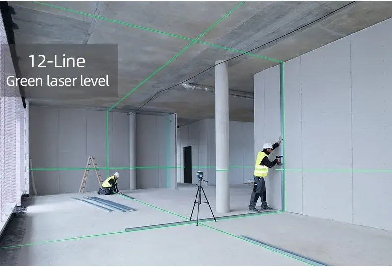BOSCH 12 Líneas Nivel Láser Verde Nivel 3D Autonivelante 360 °
