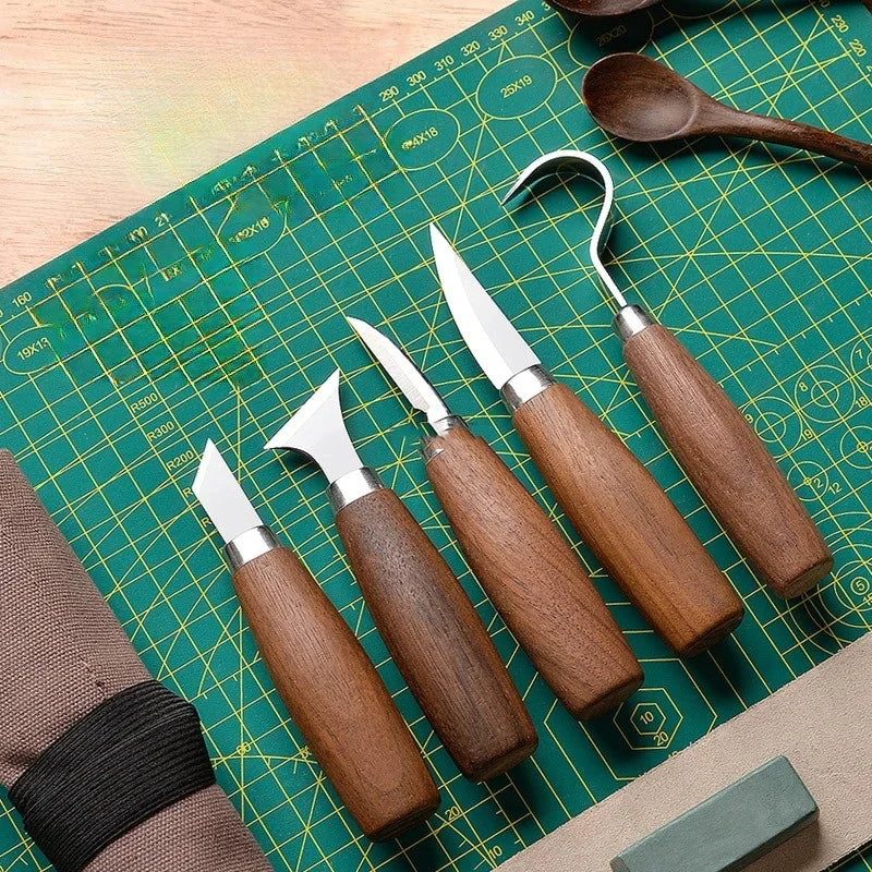 Kit de cuchillos para tallar madera