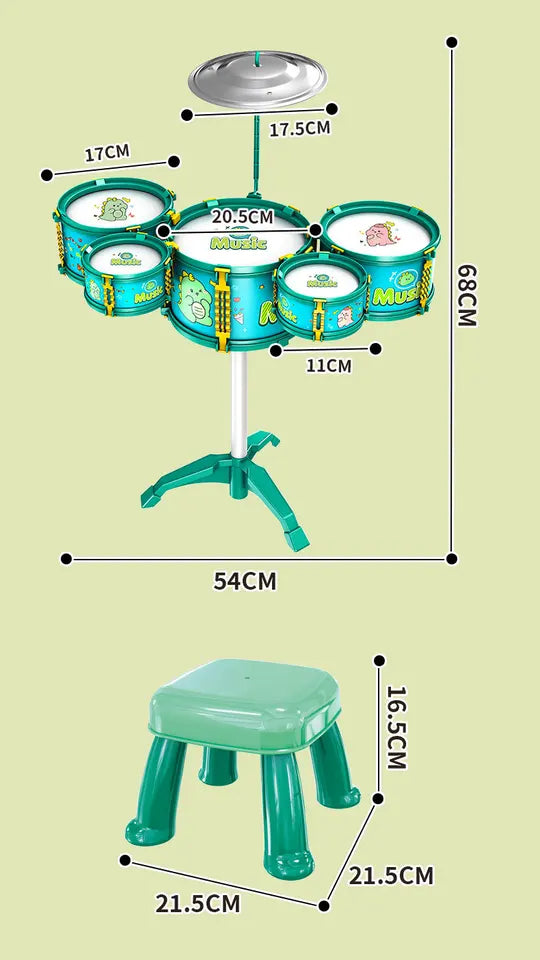 Set de Batería de Jazz para Niños