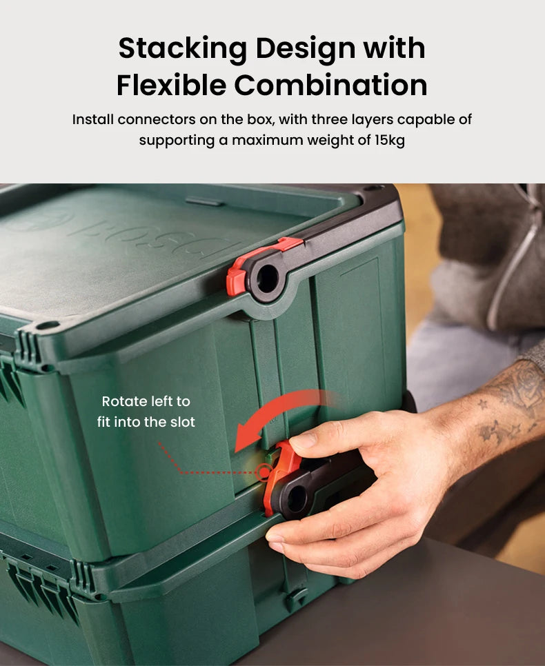 Caja de herramientas apilable Bosch System Box