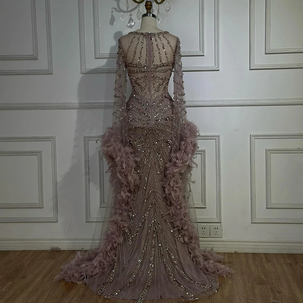 Vestido de noche de sirena