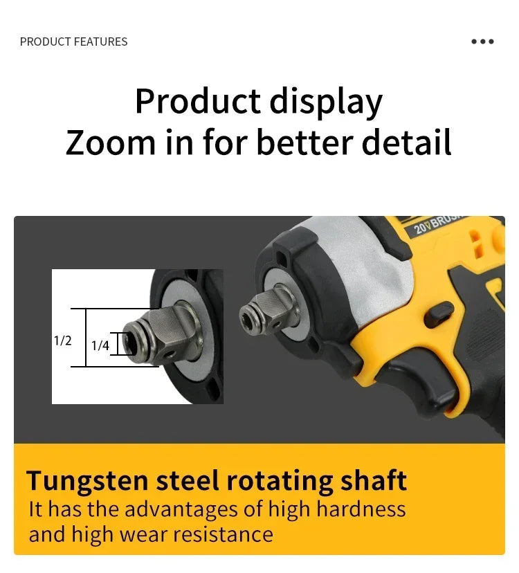 DEWALT  impacto inalámbrica recargable de  20V