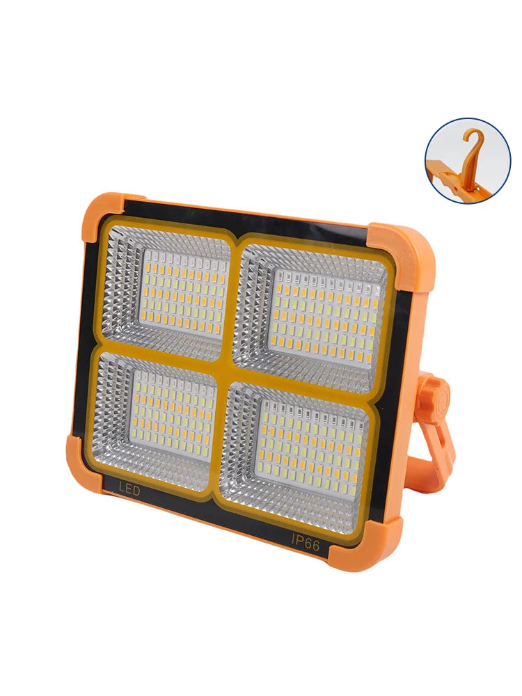 Luz de Tienda de Campaña Solar Portátil: Recargable