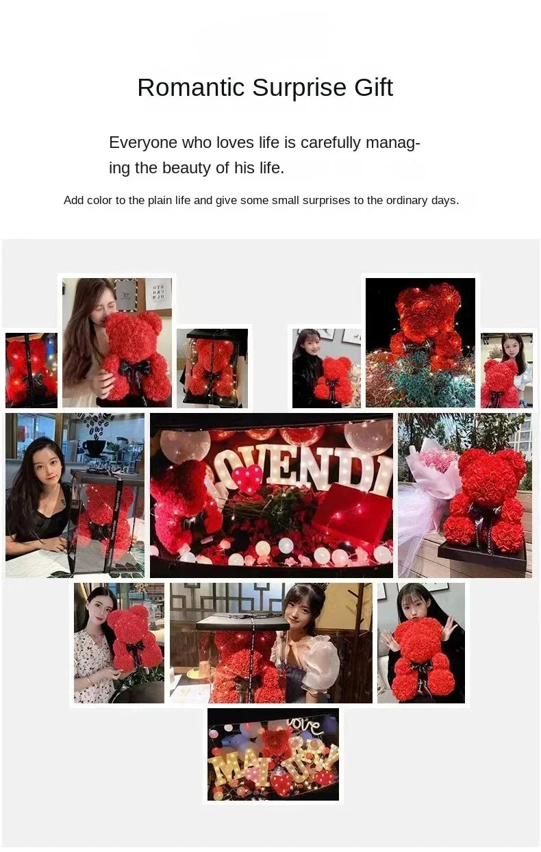 oso rosa de peluche