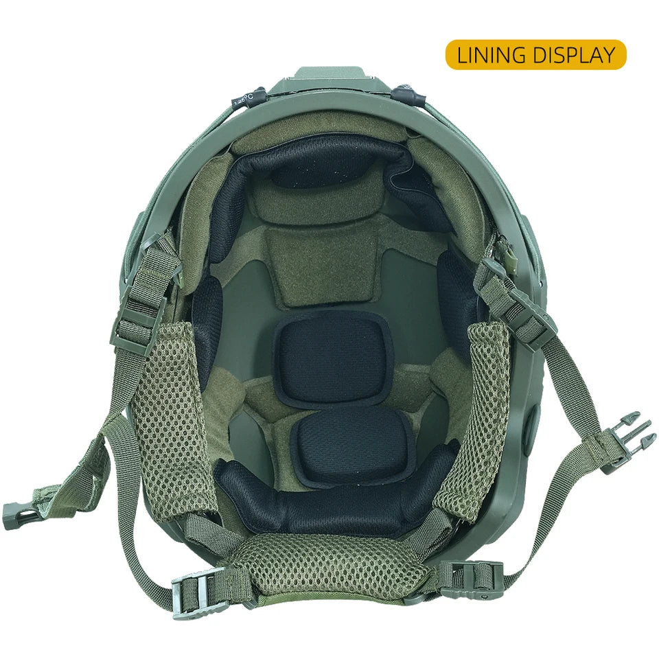 Casco Táctico BOOIU FRP con Velcro