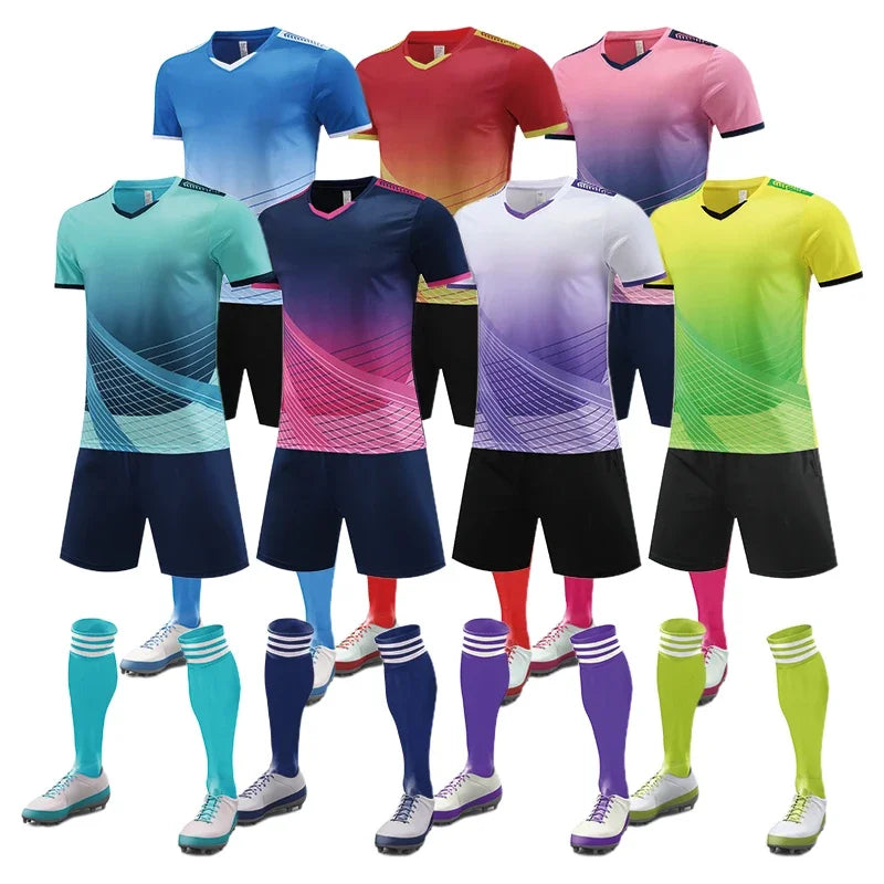 Conjuntos personalizados de camiseta de fútbol