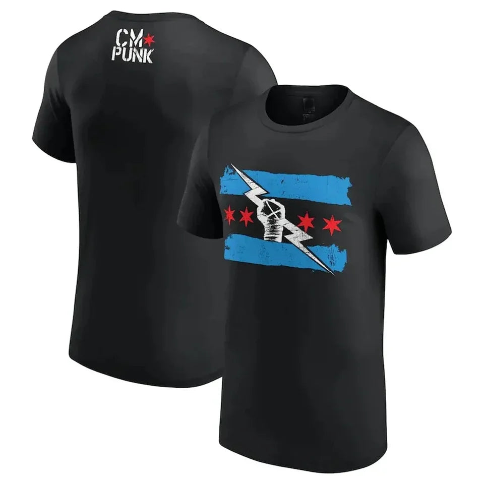 Camiseta con Gráfico de Cm Punk