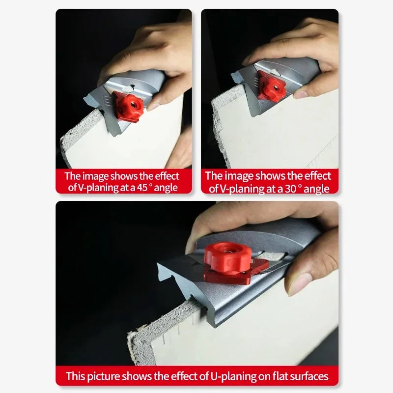 Cortadora de ángulos en V de aleación de aluminio para placas de yeso
