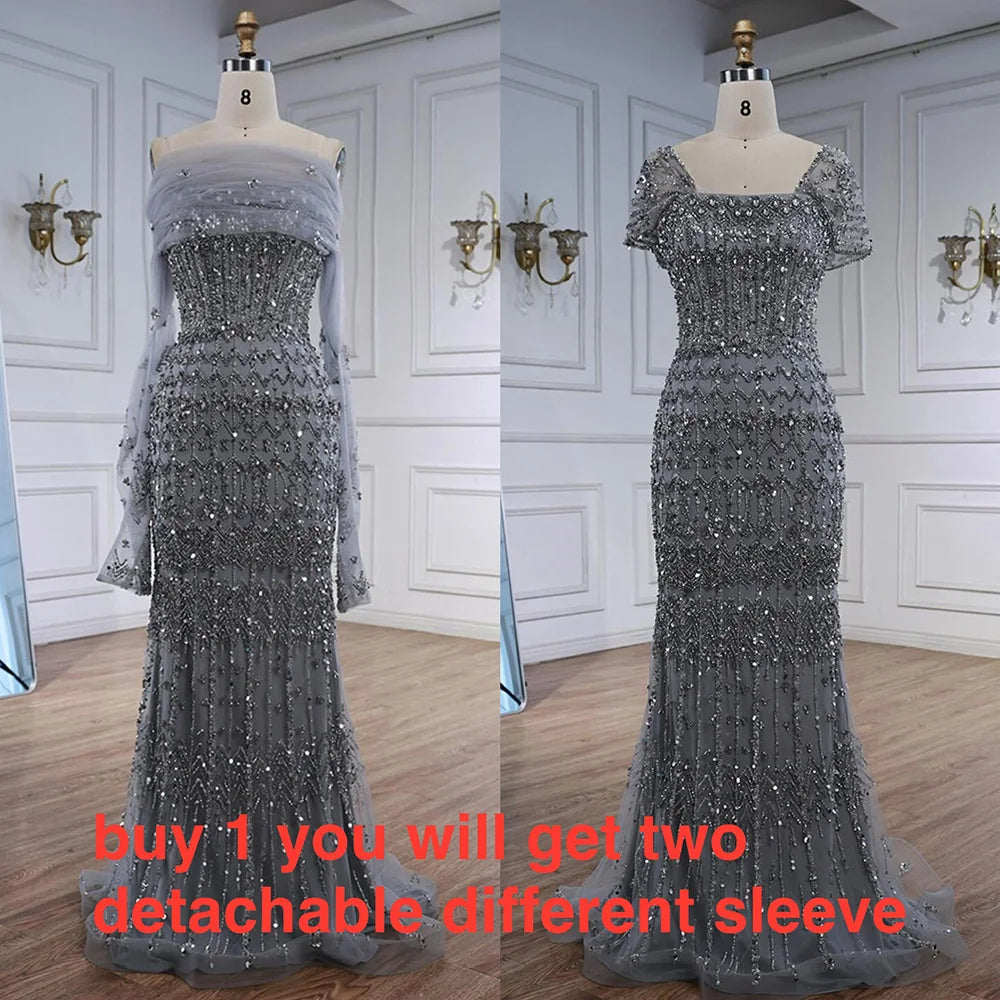 Vestido árabe blanco sirena