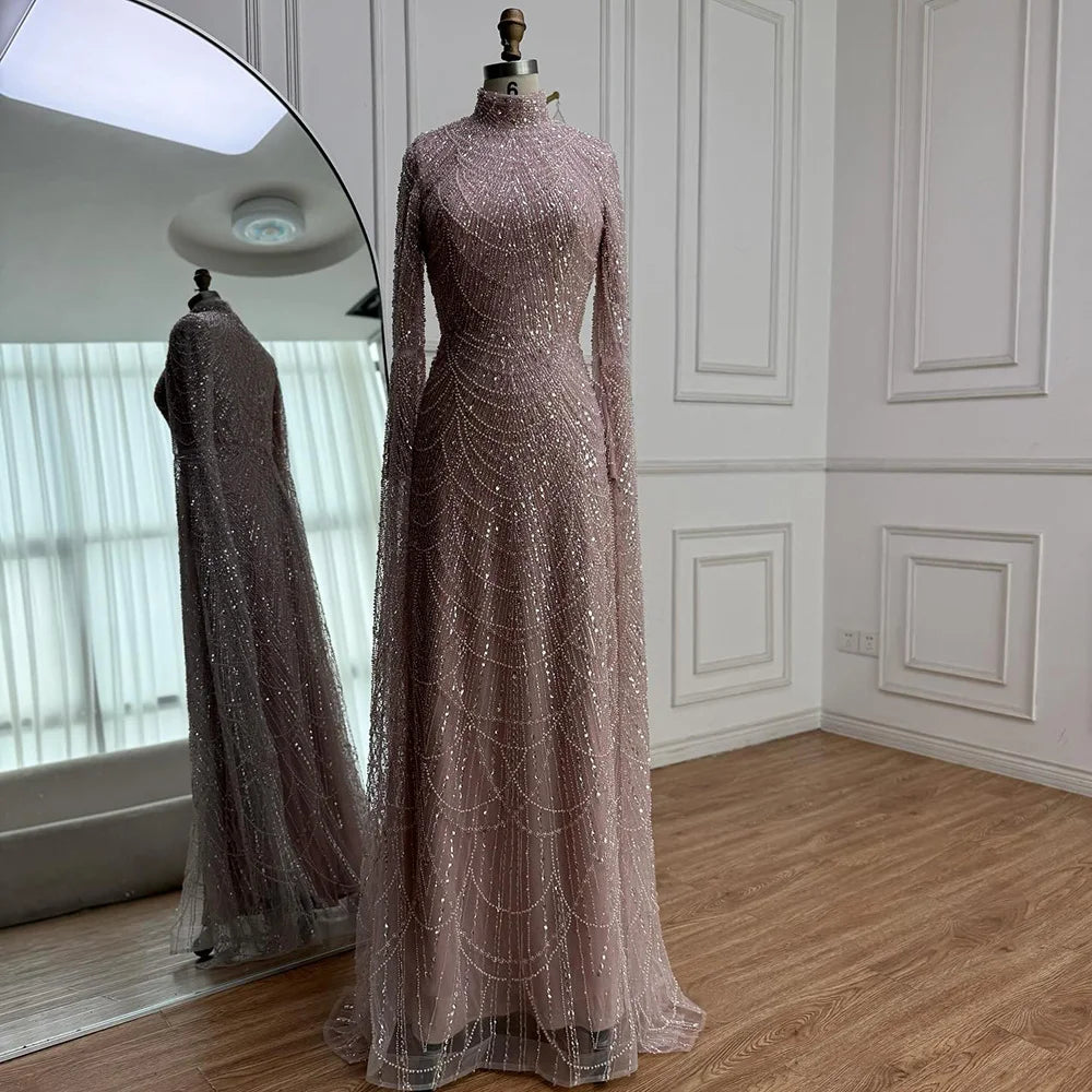 vestidos de noche vestido con cuentas para fiesta de mujer LA72591