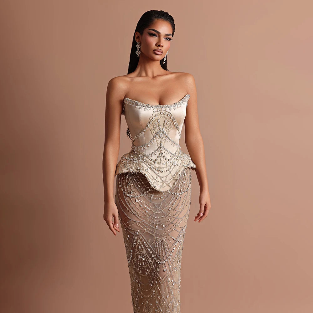 vestido de noche elegante