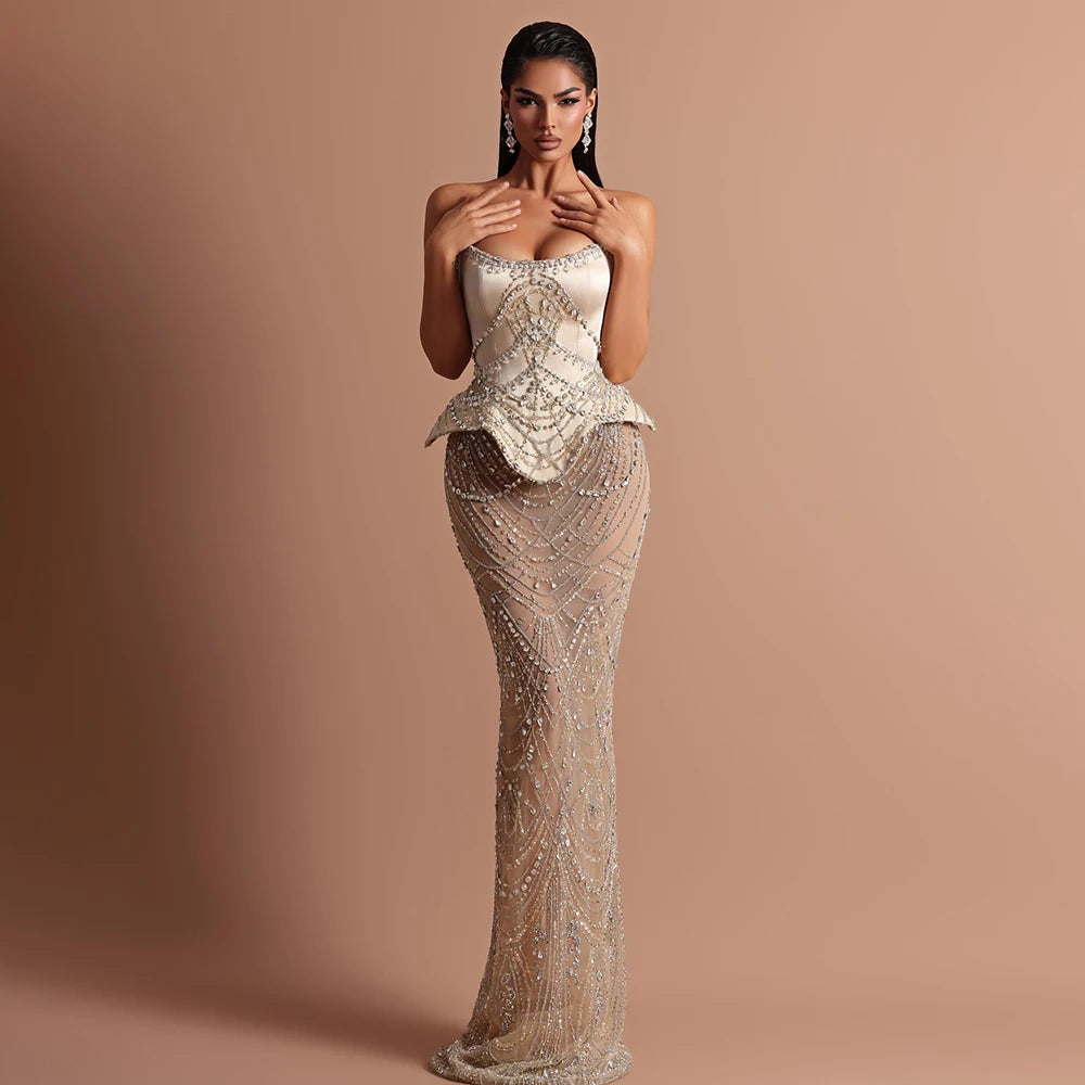 vestido de noche elegante